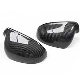 Car Mirrors for Vw MK5 Rearview Mirror Housing Golf 5 Carbon Fiber Housing Replacement Inverted Cover Caps Exterior Side