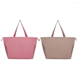 Bolsas de armazenamento Bolsa de nylon portátil à prova d'água Roupas de bolsas de acabamento de lavagem de lavagem de feixe Boca diária Necessidades liberais