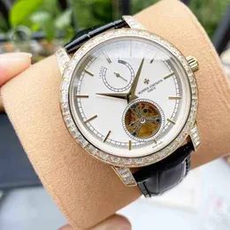 Luxury Watches for Mens Mechanics Wristwatch Swiss Vc Inheritance Series Fully Automatic Mechanical Men's Business Designer