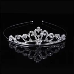 Krone Mädchen Kristall Tiara Stirnband Haarbänder Frauen Party Schmuck Zubehör Prinzessin Kristall Tiara Kopfschmuck