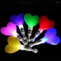 أضواء ليلية LED HEART Star Wand Sticks Flash Light Concert Luminous Openge Glow Glow Party Toy