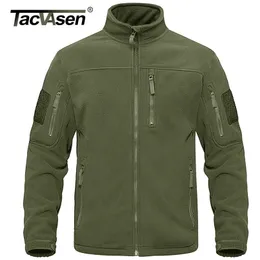 Giacche da uomo Tacvasen Full Zip Up Tactical Fleece Filita Military Termal Calmi Capolla MENS Safari Outwewear Strastore 221008 221008