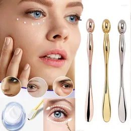Simple Practical Metal Face Massage Stick Anti Wrinkle Eye Cream Applicator Mask Mixing Spatulas Scoop Eyes Care Tool