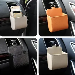Auto Organizer Universal Phone Storage Bag M￼llbox Holdder Leder Taschen Sitz zur￼ck