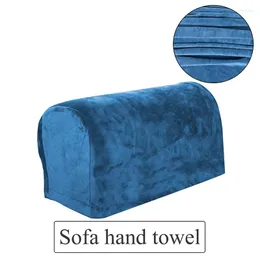 Pokrywa krzesła 2PC/działka rozciągająca sofa osłona podłokietnika aksamitne ręcznik Pet Kids Meble Protector Elastic Slipcover Universal For For