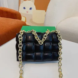 Bottegaly Venettaly Bag Shoulder Bag Woven Designer Bags High-quality Woman  Leather Handbag Big Thick Chain Tote Bag Crossbody Bags Purse 220929
