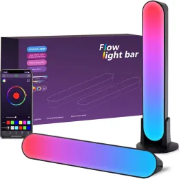 Gece Işıkları RGB Dinamik Modlar ve Müzik Senkronizasyon Modları ile Akıllı Led Lamba TV Odası Dekorasyonu için Ortam Aydınlatma