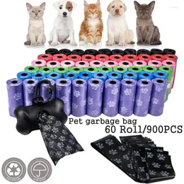 Dog Car Seat Covers 60 Rolls/900 Pc Pet Trash Bag With Dispenser Household Outdoor Products Accessories Poop