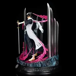 Anime Bleach Byakuya Kuchiki GK PVC Action Figure Anime Figure Model Toys Collezione di statue Regalo di bambole