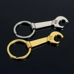 NEW Tool Metal Wrench Spanner Lever Bottle Opener Key Chain Keyring Gift Silver Gold 2 Color RRE14878