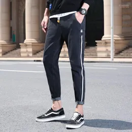 Erkekler Kot Penerler HCXY Marka 2022 Sonbahar Klasik Erkek Ayakkabı-Uzunlukta Denim Pantolon Erkekler için Gevşek Stil Pantolonları Erkek