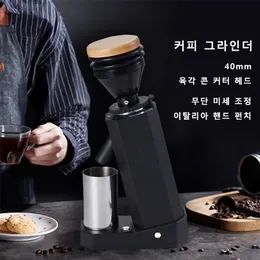 Manual Coffee Grinders Electric 40MM Alloy Cone Knife Portable Household Small 221010