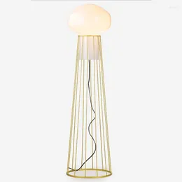 Stehlampen moderne runde Metallhalterung Luxus goldene Stimmleuchten für Wohnzimmer Schlafzimmer Betthaus Home FA088