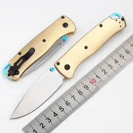 Canivete Butterfly InKnife BM535-3 BUGOUT Canivete dobrável de bolso S90V Lâmina de bronze Cuprum Cabo Tactical Self Defense Hunting EDC Tool Knives a1466