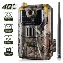 كاميرات الصيد 4G FTP P MMS SMS Email Trail Camera Wireless Wildlife Wild Hunting Cams Cellular Mobile HC900LTE 20MP 1080P Night Vision 221011