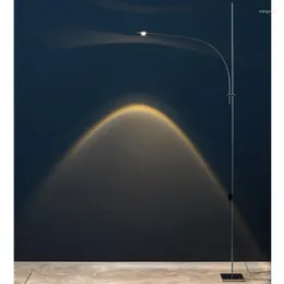 Lâmpadas de piso moderno design criativo projeção sala de estar led quarto de cabeceira luz de pé Decoração minimalista