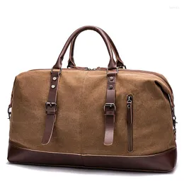 Torby na płótnie torba podróżna męska naśladowanie skórzanie PU produkty na zewnątrz walizka fitness Pography torebka o dużej pojemności