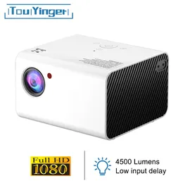 Projectors TouYinger H5 Mini LED projector 1920x1080P resolution Support Full HD video beamer for Home Cinema theater Pico movie projectors 221011