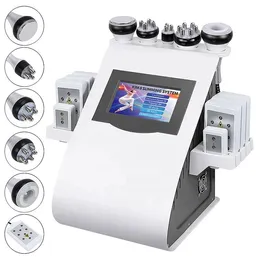 Ultrasonic Cavitation Laser Lipo Slimming Diode Lipolaser Beauty Equipment Portable 6 in 1つの人気のあるRF無線周波皮膚締め付け真空キャビテーションシステム