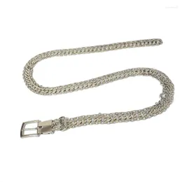 Cinture Fashion Desinger Simple Women Chain Belt Personality Trend Metal Creative Ladies Waist Bg-1517Cinture CintureCinture