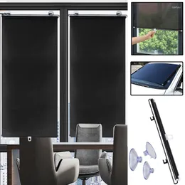 Gardin Free-Perfored Balcony Suction Cup Sunshade Blackout Tillfälliga persienner Portable Drape for Door Window Home Car