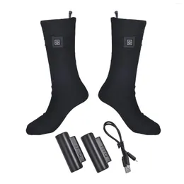 Sportsocken, 3,7 V, elektrische Heizung, wiederaufladbar, batteriebetrieben, Winterwärmer, Fuß, Outdoor, Camping, Skifahren, Radfahren