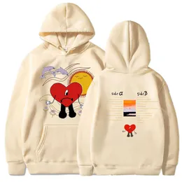 Męskie bluzy bluzy 2022 USA Piosenkarka Bad Bunny Hoodies un verano sin ti muzyka album harajuku hip hop streetwear męski bluza bluza z kapturem t221008