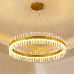 샹들리에 크리스탈 LED 천장 샹들리에 2022 홈 홀 거실 침실 장식 고급 조명 비품을위한 트렌드 펜던트 램프