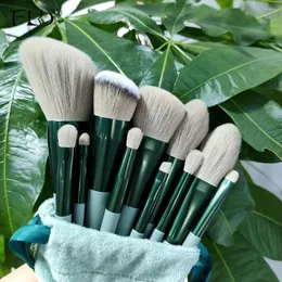 Makeup Brushes fld Green Professional Foundation Powder Eyeshadow Kabuki Blending Brush Beauty Tool Brochas de Maquillaje