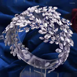 Nakrycia głowy ślubne na ślub nr kryształowy Kryształowy nakrycie główny biżuter