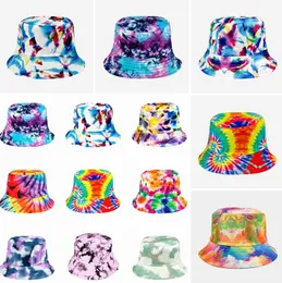 Molti stili Tie-dye Bucket Hat Classico Designer Graffiti Hat per le donne Moda New Autumn Spring Cappelli da pescatore Cappellini da sole