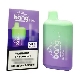 E papieros Bang BC 5000 Puffs 2% 5% jednorazowe strąki Vapes z akumulatorami 650 mAh 12 ml wstępnie wypełnionego kasety