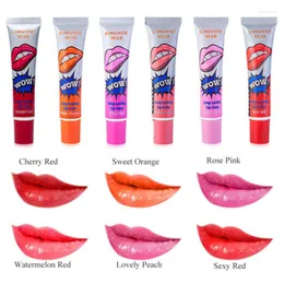 Lip Gloss Six Colors Peel Off Liquid Lipstick Tear Pull Tint Cosmetics Waterproof Long Lasting Tattoo Moisturize Lips Makeup