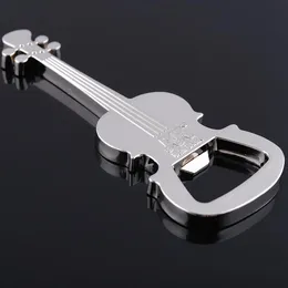 Creative Gift Chin -Alloy Beer Guitar Bottle Bottle Butelka -Blak kluczyek Kluczowe otwieracze klawisza