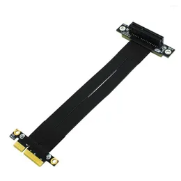 Computer Cables PCIe 3.0 X4 Extension Cable 32G/bps PCI Express 4x Graphic SSD RAID Extender Conversion Riser Card Vertical 90 R22SL / 270