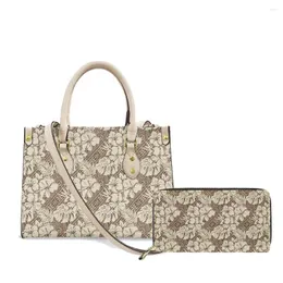 Abendtaschen Lässige Umhängetasche für Frauen Polynesia Plumeria Print Umhängetasche Damen Designer-Handtaschen PU-Leder Messenger