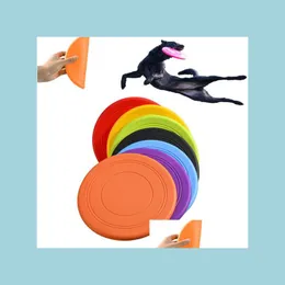 Dog Toys Chews Dogs Toys Soft Flying Flexible Disc Tooth Resistant Outdoor Large Dog Puppy Pets Training Fetch Sile Toy Drop Deliv Dhvgs