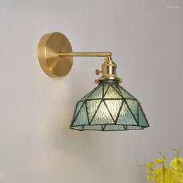 Wall Lamps Modern Minimalist Led Indoor Lamp Creative Art Deco Multi Color Glass Reading Light For Bar Bedroom 110V 220V