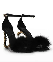 Popular keira sandálias sapatos polido bezerro baroquel saltos de couro patente feminino salto pop banhado a ouro carbono senhora vestido de noiva noite