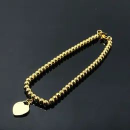 Designer-Liebesarmband-Halsketten-Anhänger-Herz-Perlenkette Goldarmbänder Liebeshalsketten Luxus für Frauen Männer Modeschmuck-Sets mit Box