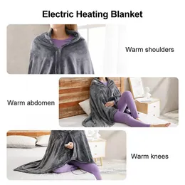 150x80cm lav￡vel espessado espessado manta el￩trica outono e inverno dormit￳rio em casa canela de aquecimento macio de cachimbo macio para manter aquecido