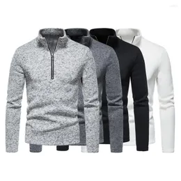 Men's Hoodies Sports Sweater Men Hoodie Solid Color Stand Collar Casual Pullover Slim Fall Male Sweashirt Clothing Activewear
