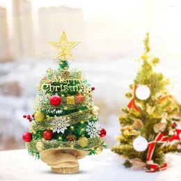 Decorazioni natalizie Aspetto realistico Atmosfera festosa Tavolo artificiale Decorazioni per scrivania Decorazioni per alberi per feste