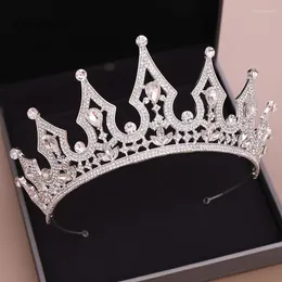 NEPERY -Kryształowe korony na panny młode Strass Wedding Tiaras Diamonds Head Accessorioes Sq403