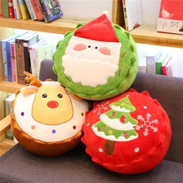 2022 Christmas decoration plush toy snowman elk plush doll stuffed cartoon Pillow super soft creative children's gift D2