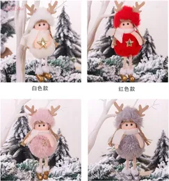 Decorazioni natalizie Regali Gnomo svedese di Babbo Natale fatto a mano Cappello grigio Bambole di peluche Ornamenti carini Decorazione scandinava del festival Tomte Natale 5