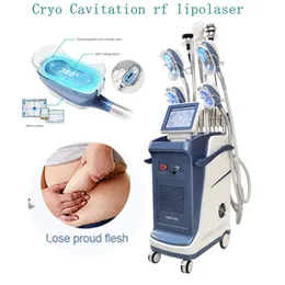 كامل الجسم RF Machine Cavitation 360 Cryotherapy Cryoliplysis مجمدة الدهون المزدوجة إزالة الذقن الدهون تجميد البطن معدات الحد من الوزن