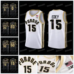 Camisa de basquete universitário personalizada Purdue Boilermakers 2022-23 costurada Braden Smith Zach Edey Jaden Ivey Trevion Williams Mason Gillis Trey