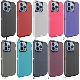 Shockproof Hybrid Defender Phone Cases For Iphone 8 plus XR XS 11 12 13 14 PRO MAX Samsung S10 S20 S21 S22 PLUS S23 ULTRA A52 A72 A13 A14 A23 A33 A53 5G Heavy Duty Back Cover