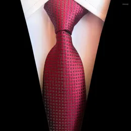 弓のネクタイガスルソンジャック織り織りシルクネク男性ビジネスグラバタ普通の格子縞のネクタイスーツウェディングネック服アクセサリー